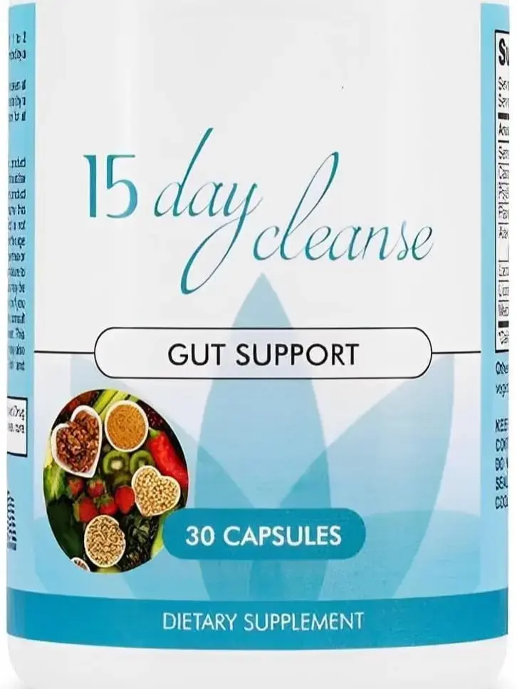 Mila McAnner Advanced Gut Colon Cleanse 15 Day Supply, Caffeine Free Non-GMO Supplement Capsules Formulated with Senna, Cascara Sagrada & Psyllium Husk, 30 Count