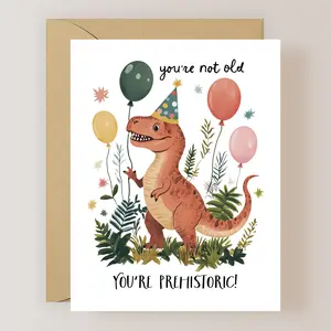 Funny Dinosaur Birthday Card