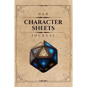DnD Character Sheets: Detailed 5e Character Journal - Plenty of Space for RPG Character Creation & Campaign Notes - Paperback