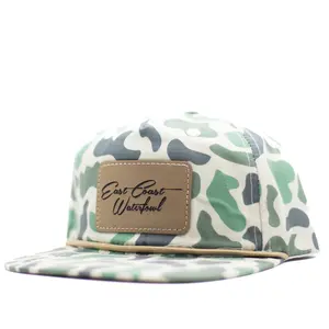Marsh Camo Rope Rectangle ECW Script Hat
