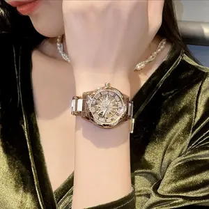 [Labaoli]Luxury Crystal Women’s Watch – Elegant Quartz Timepiece for Mom, Wife & Best Friend