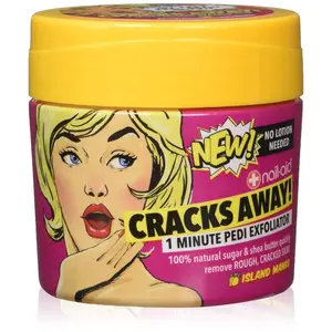 Cracks Away 1 Minute Pedi Exfoliator, Clear, Mango, 7.0 Fluid Ounce