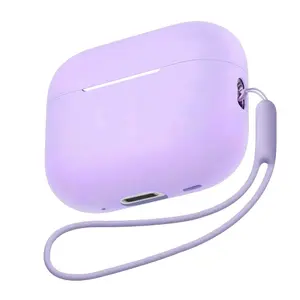 Silicone Earphone Case with Lanyard for AirPods Pro 3rd Gen, Ultra-Thin Comfort Fit, Durable Protection, Precise Cutouts, Charging Not Affected, Perfect Fit