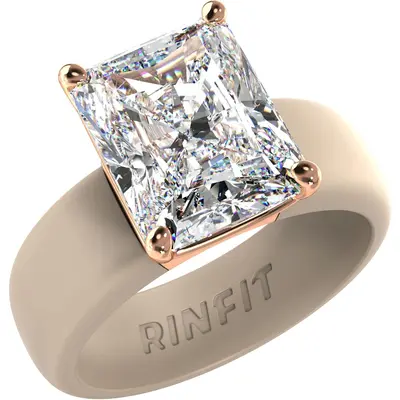 Emerald Cut Ring Personality TikTok Shop