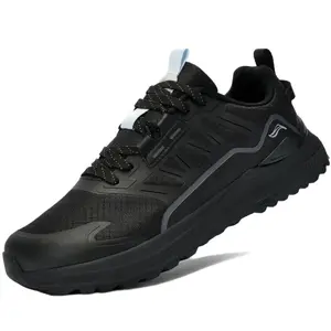 Men's Wide Toe Box Fashionable Running Shoes - Lightweight Mesh Upper Casual Trainers for Walking, Gym