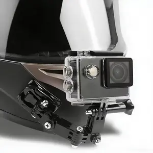 High-Quality Helmet Mount Extension Adjustable Arm Chin Holder for Gopro Hero 13 12 11 10 Dji Action 6 5 Pro 4 3 Insta360
