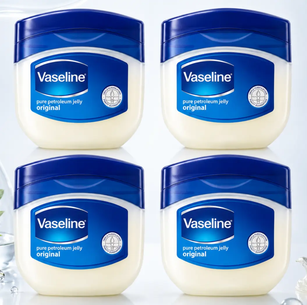 Vaseline Original Pure Petroleum Jelly Value Bundle (50ml/1.7oz) - Triple-Purified Skin Protectant, Rich Conditioning Body Moisturizer for Deep Hydration Multipack Set