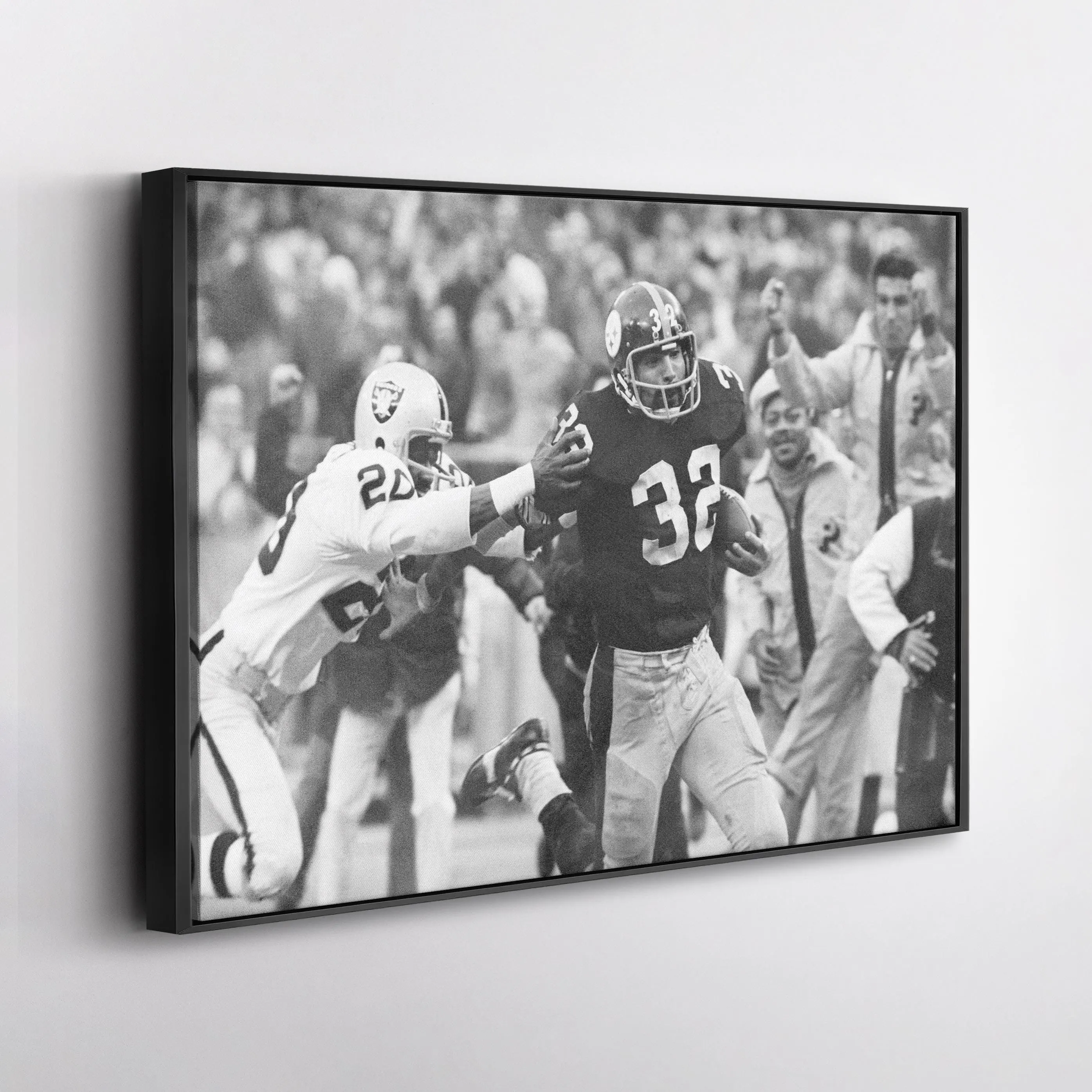 The Immaculate Reception Steelers Vs. Raiders Wall Art Home Decor Unframed Poster Print