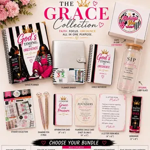 Grace Collection Essential Bundle- Planner, notebook, sticks and more