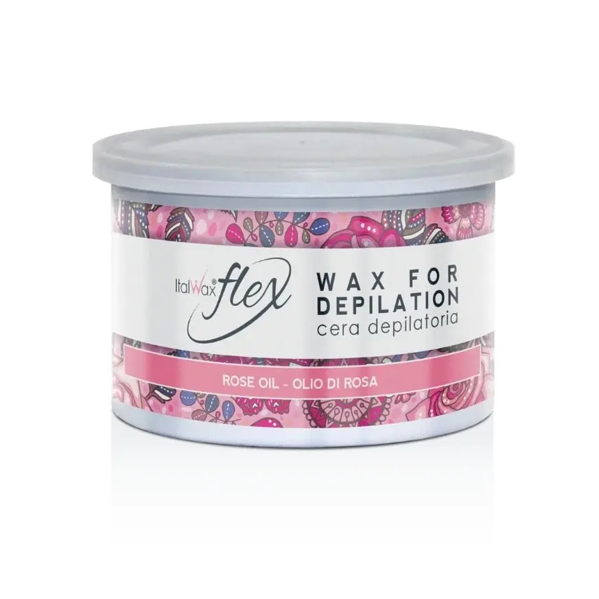 Pink Body Wax for Hair Removal & Body Care, Low-Melt Formula Enriched with Titanium Dioxide, Removes Stubborn Short Hairs - 14 oz, Salon-Quality Results, Soft Wax