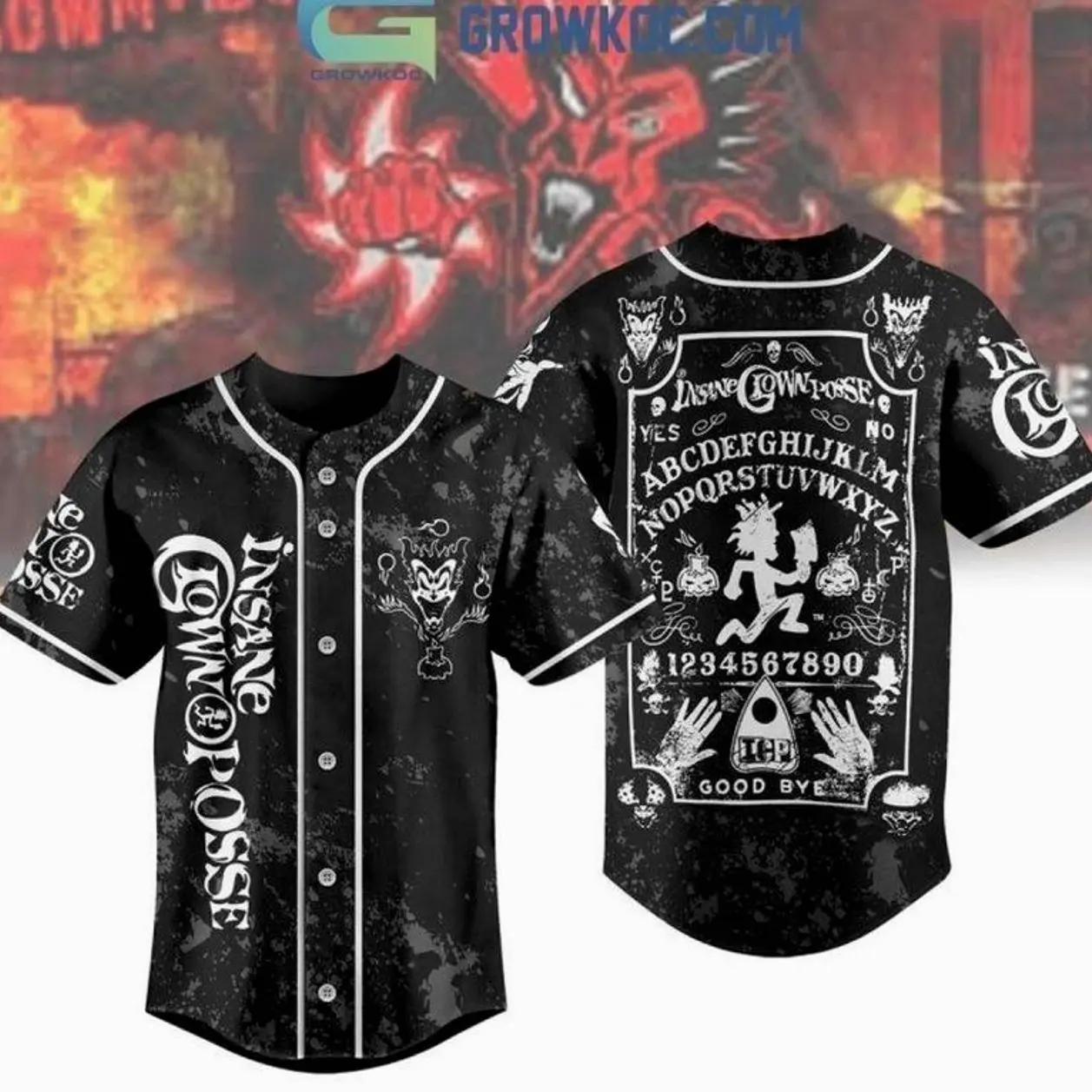 ICP Juggalo Baseball Jersey – Play the Ouija Custom Shirt, Gift For Him, Gift For Her, For Any Season, Classic Styles