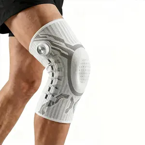 Dial Adjustable Knee Brace, Knob-Tightened Compression Knee Support, Breathable Sport Knee Sleeve for Running, Basketball & Knee Pain Relief