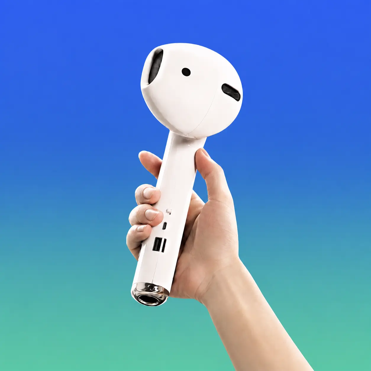 Giant Earphone Speaker,Built-in FM Radio,Microphone with USB& TF Card Slot,Wireless Bluetooth Large Size Speaker,Home,Outdoor,Party