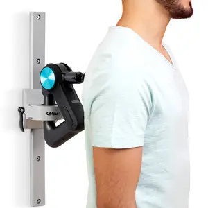 QMount Wall Mounted Massage Gun Holder with 2  12" rails.