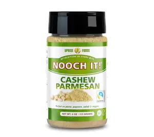 NOOCH IT! Fair Trade Dairy-Free Cashew Grated Cheeze | Vegan Parmesan ● Tasty Cheese Alternative | 4oz (Vegan "Parm", Gluten-Free)