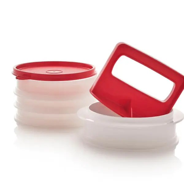 Tupperware Hamburger Press And Keepers, Freezer Safe, Kitchen, Gadgets ...