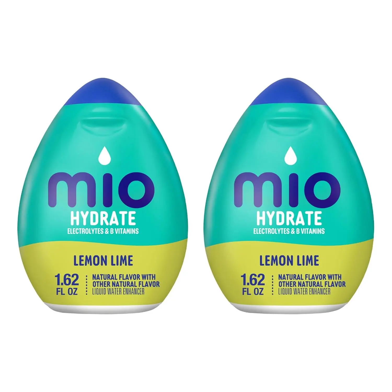 Mio Sport Liquid Water Enhancer, Lemon Lime, 1.62 Ounce, Pack of 2