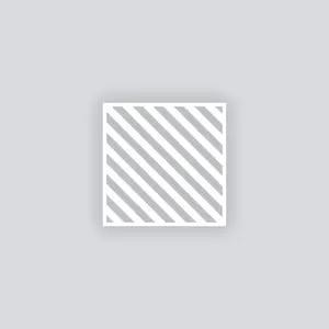 Snail Mail Stripes Square Clay Stencil