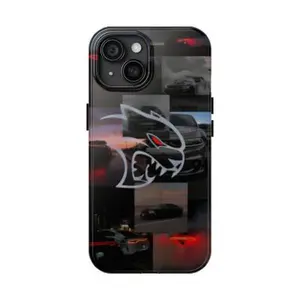 Hellcat Redeye Hard Tough Phone Case, Dodge Challenger SRT Cell Phone, iPhone copy