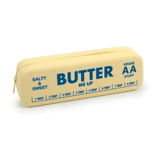 BUTTER ME UP - Stick of Butter, Silicone Zipper Pouch & Accessory Case
