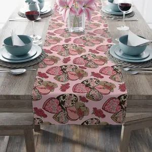 Western Valentines Day Table Runner