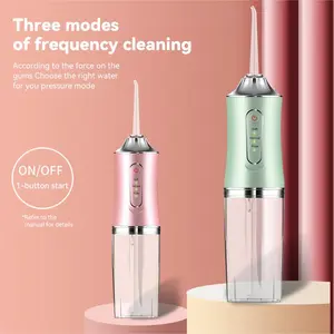 Electric Water Flosser, Portable Rechargeable Oral Irrigator with Multifunctional Nozzle for Home & Travel, Personal Oral Care Appliance
