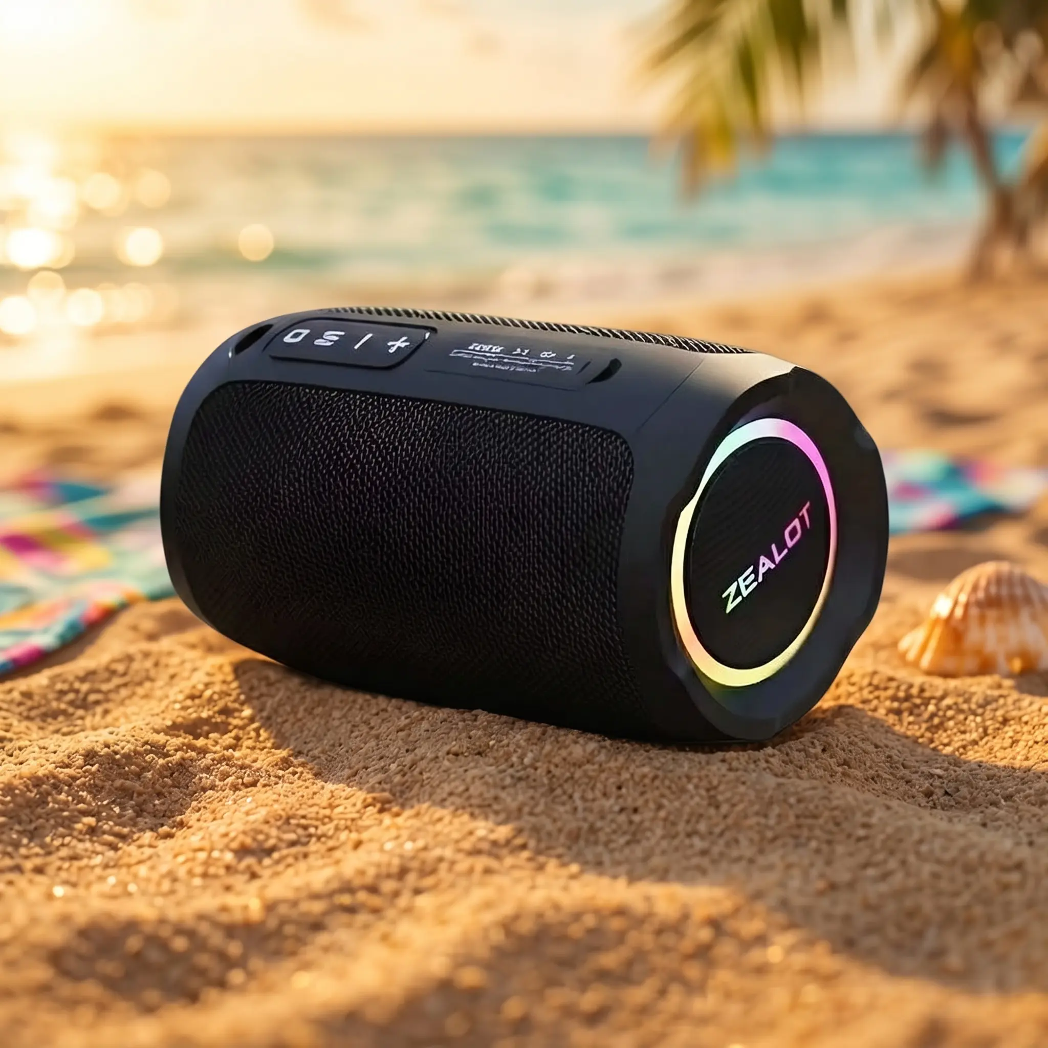 ZEALOTs 20W Portable Bluetooth Speaker  IPX6 Waterproof | 3600mAh Battery | Dual Pairing Stereo | Perfect for Outdoor & Home