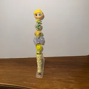 Fairy Fancy Pen with Colorful Beads and Glitter Accents for Creative Writing