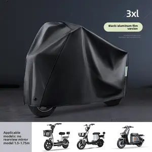 Electric vehicle battery car sun and rain cover, sunshade protective cover, motorcycle cover, car cover, wind and rain shield, raincoat