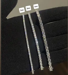 VVS1 Moissanite Diamond Tennis Bracelet 7 inches, 925 Sterling Silver, Tennis Bracelet, Diamond Tennis Bracelet, Women's & Men's Tennis Bracelet