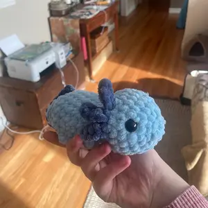 Crochet Amigurumi Axlotl Plushie