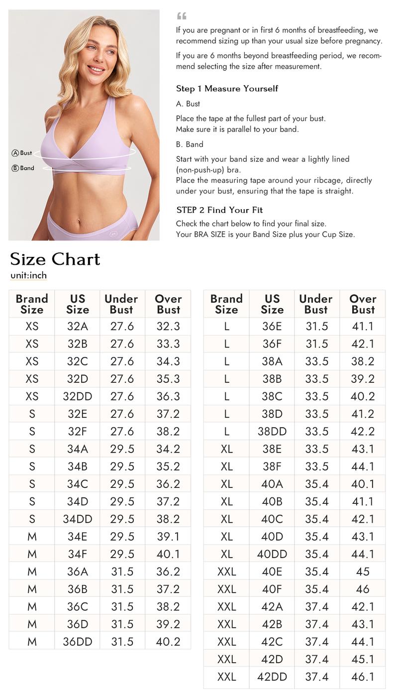 MOMANDA Crossover Racerback Nursing Bra Seamless Maternity Wireless No Padded Bra