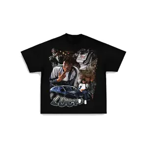 🍀[Sale Up To 50%] LUCKI Graphic Tee – Print Short Sleeve Unisex T-Shirt, Retro Hip-Hop Streetwear Shirt, Premium Cotton Casual Oversized Fan Tee, Trendy Music & Urban Culture Outfit for Men & Women, Concert & Festival Merch