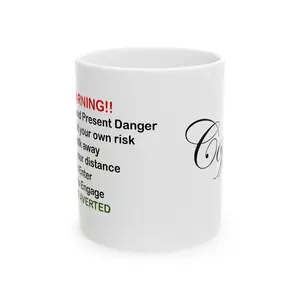 Coffee Needed Ceramic Mug, Code Black Emergency, 11oz, 15oz, Funny Coffee Cup, Gift for Programmers, Programmer Mug, Computer Science Gift,