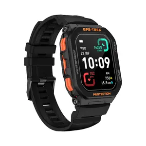 Alexa Voice Assistant Smart Watch GPS Position 1.75 Inch IP68 Water Proof Fitness Tracker Sports Watches 123 Sports Modes Bluetooth Text Call / Answer Blood Pressure Heart Rate SPO2 Sleep Monitor for iPhone Android Phones