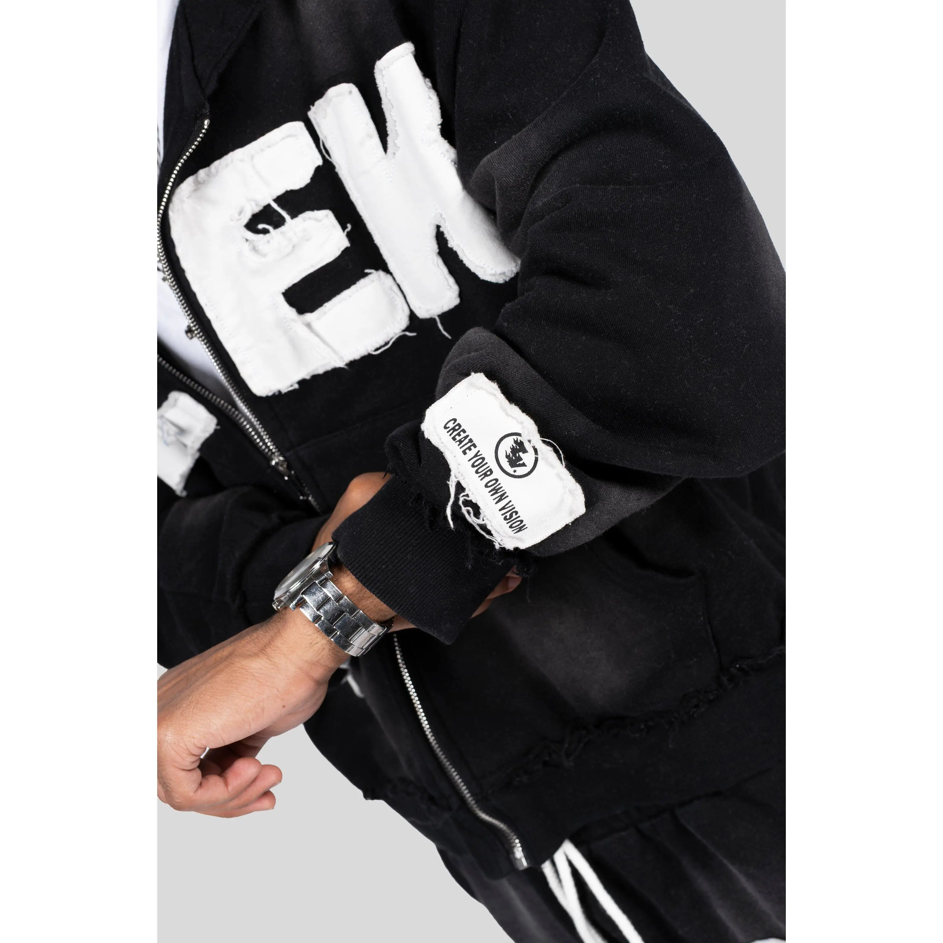 SEEK ZIPUP Cotton Sweatshirt - TikTok Shop