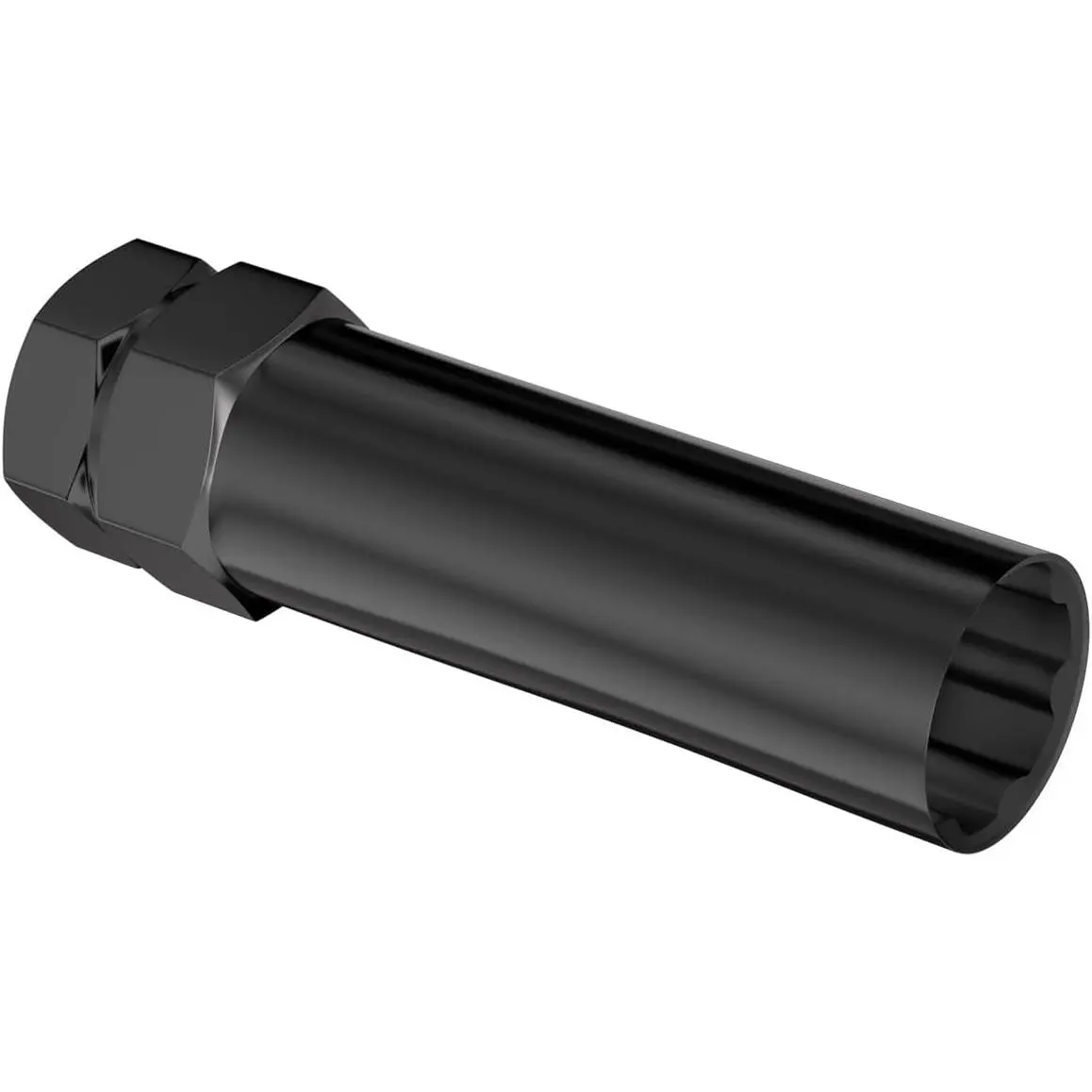 7 Spline Tuner Lug Nuts Key Drive Replacement Socket Key Tool for Wrench with 13/16”(21mm) & 7/8”(22mm) Hex, Seven Point Truck Wheel Lock Lug Nuts, Black 1pc