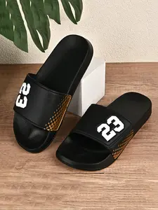 Men's New Beach Sandals, Casual Rubber Slippers, Large Size Fashion Flip Flops, Indoor/outdoor Summer Shoes, Thick Sole Bath Slippers, Soft Sole Slippers, Slide, Footwear