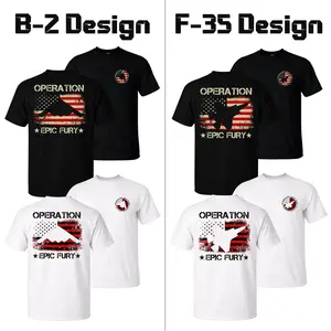 Operation Eric Fury T-Shirt, B-2 Tee, F-35 Tshirt, US Air Force Colection Shirts, Unisex Cotton Apparel For Women And Men