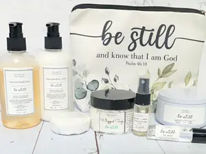 Be Still - Self-Care Spa Set in Toiletry Bag