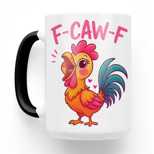 F-Caw-F 15 Oz Ceramic Mug