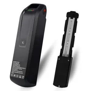 UAZ 36V 10AH Ebike Battery 5 Pin with 40A BMS USB Output LED Indicator Safe Lock for 250W-1500W Tricycle Mountain Bike Motor 48V Lithium Battery Replacement