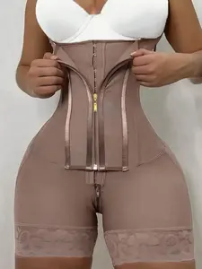 Adjustable Waist Shaperwear Bottoms, Comfort Fajas, Butt Lifting And Tummy Control High Waist Shaper Shorts, Waist Trainer, Body Shaper With Zipper, Colombian Shapewear, High Compression Shapewear, Daily Wear & gym