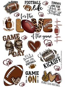Football Love Kindle Insert