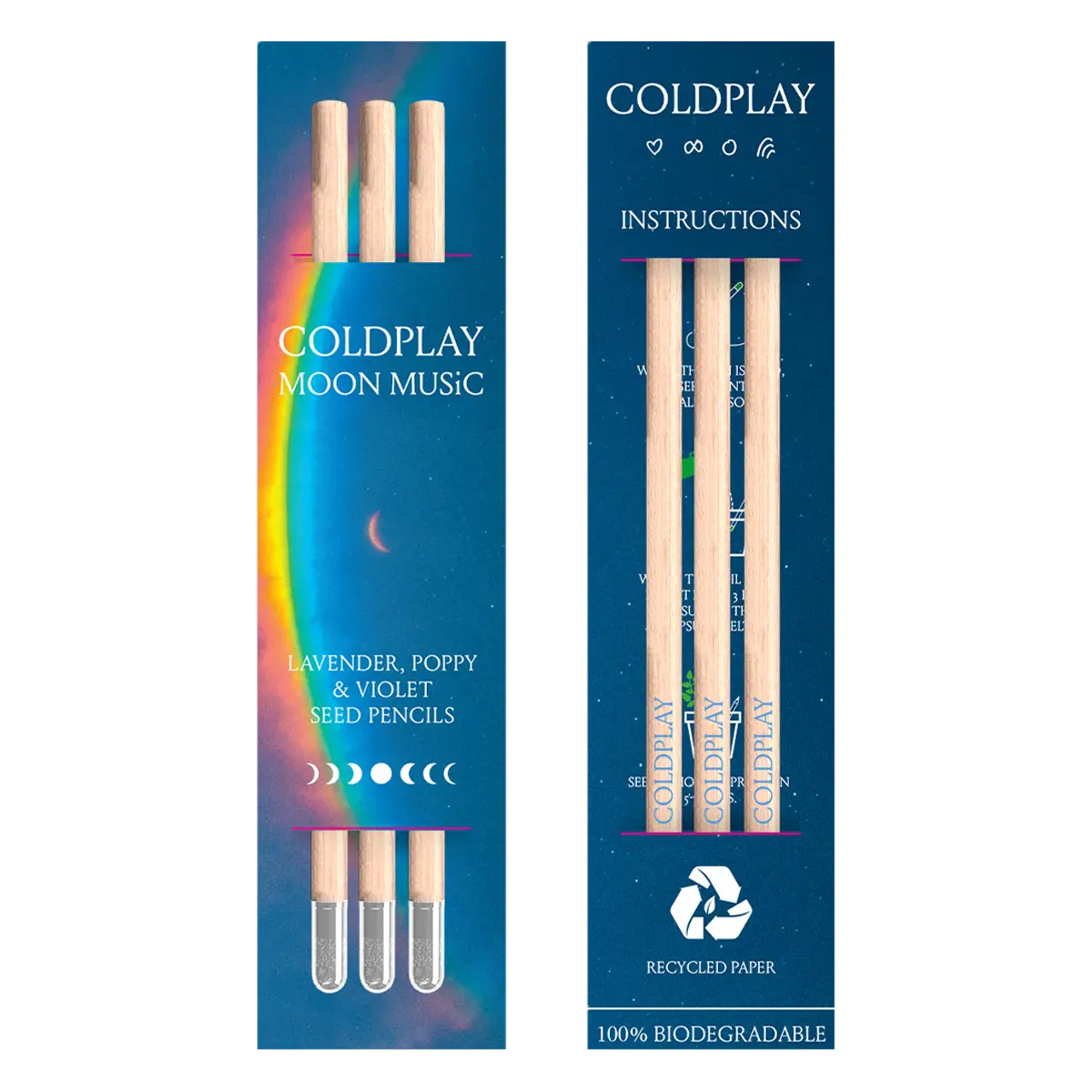 MOON MUSIC SEED PENCILS