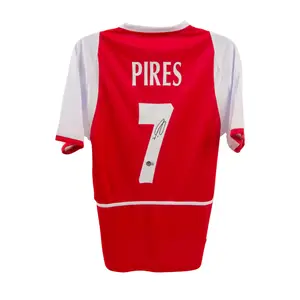 Roberto Pires Signed Arsenal Soccer Jersey with Beckett COA