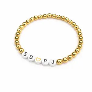 Custom Love Beaded Bracelet