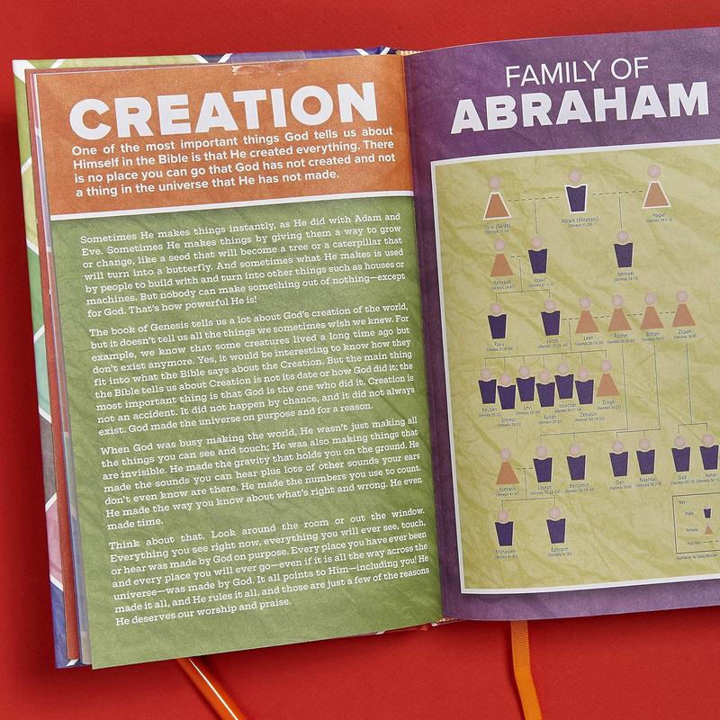 CSB Kids Bible, Hardcover, Red Letter, Presentation Page, Study Helps for Children, Full-Color Inserts and Maps