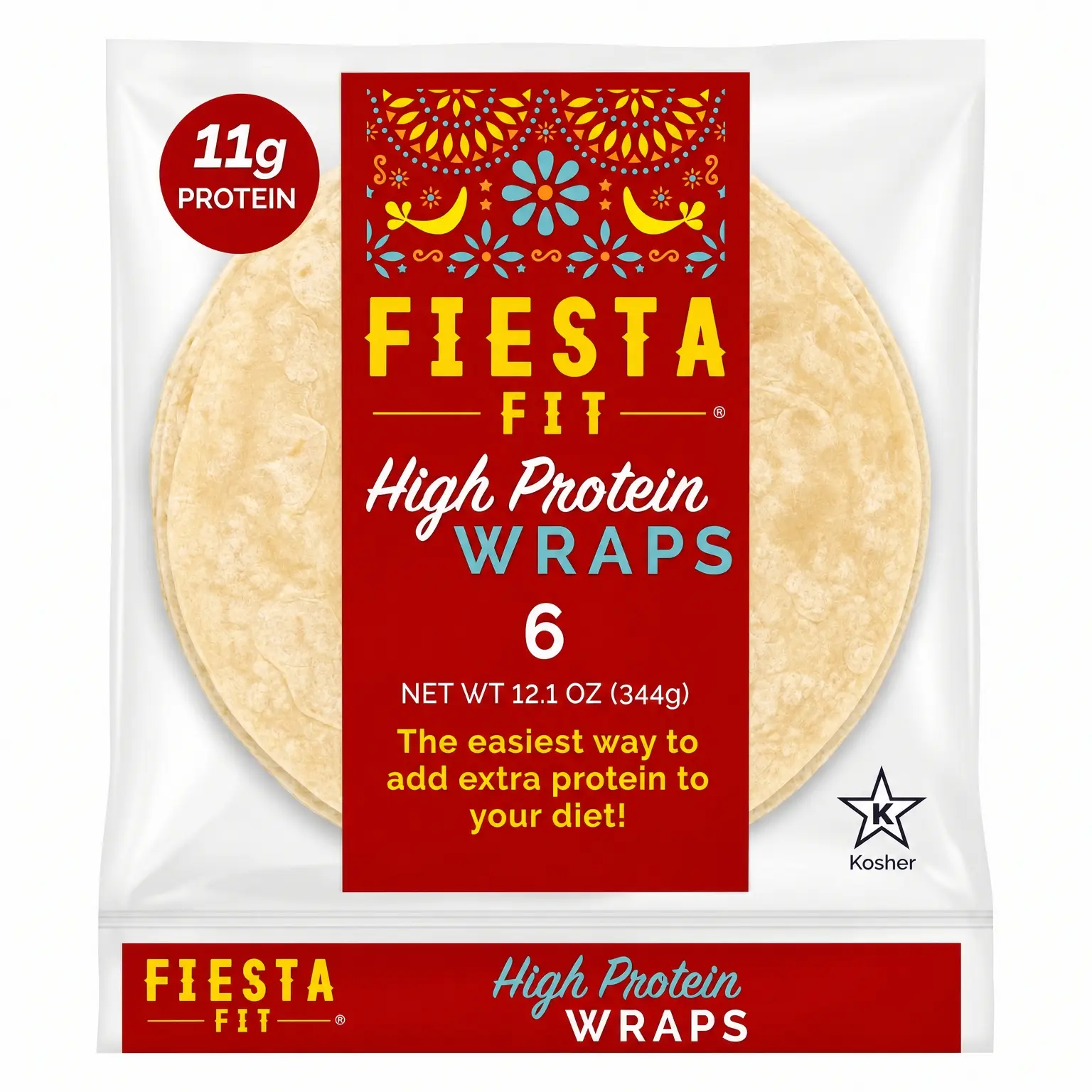 Fiesta Fit High Protein Wraps - Pack of 3