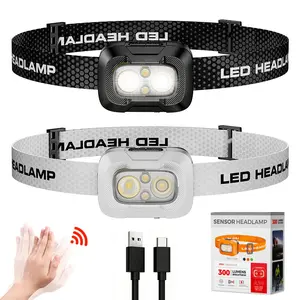 Compact LED Headlamp, Super Bright, Lightweight, and Long-Lasting with Multi-Temp Settings for Night Running and Hiking